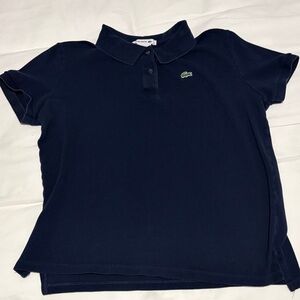Lacoste Navy Blue Women's Polo 🐊